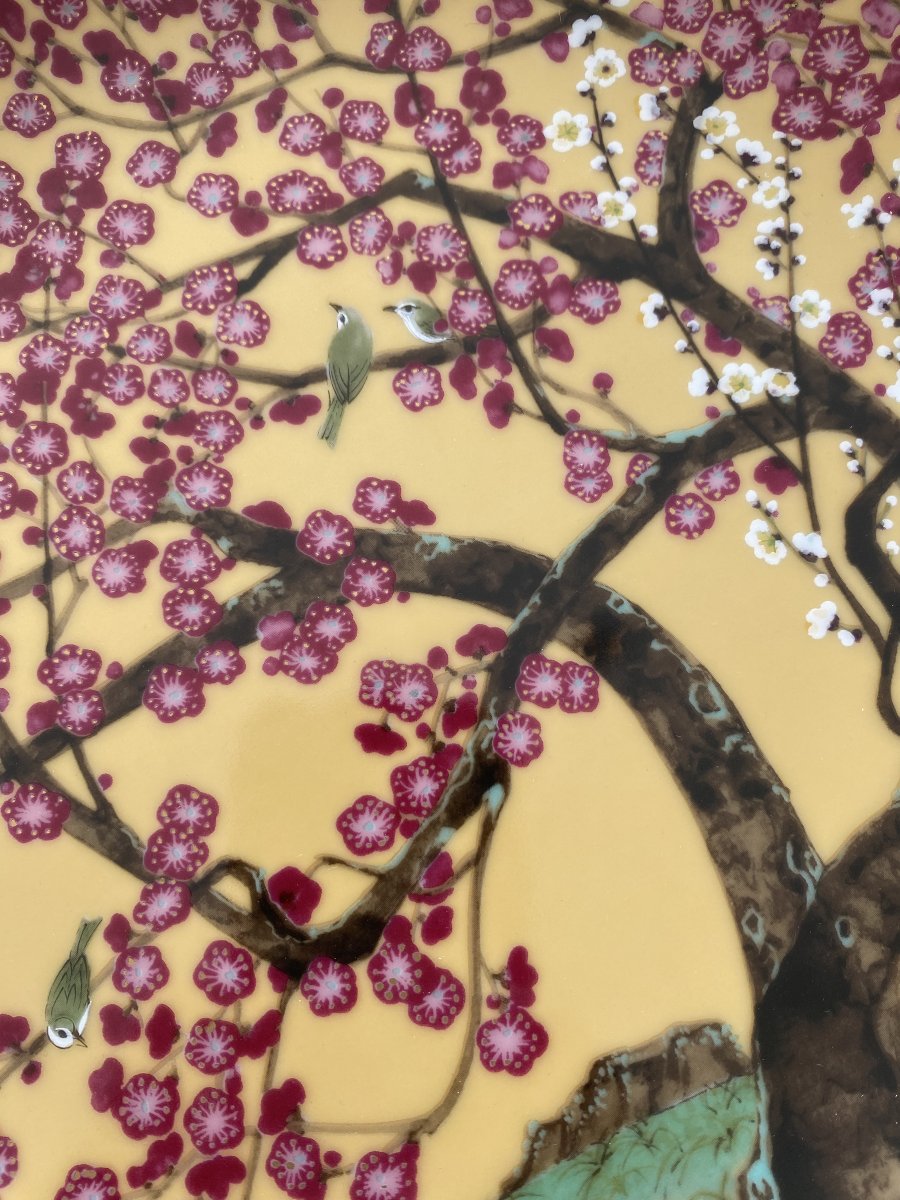 Twelve Porcelain Plates, "birds And Flowers Of The Far East," By Naoka Nobata-photo-2