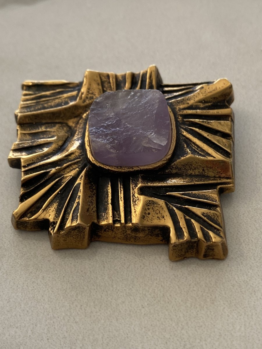 Finnish Art Deco Brooch, Pentti Sarpaneva (1925–1978)-photo-1