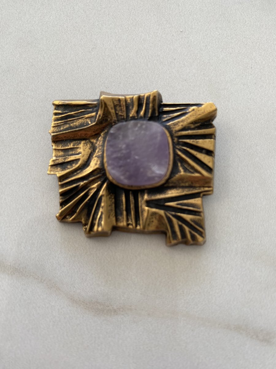 Finnish Art Deco Brooch, Pentti Sarpaneva (1925–1978)