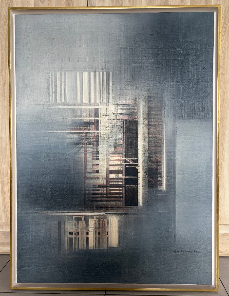 Tableau de Roger Dudant  ( Laplaigne, 1929 - Péruwelz, 04/03/2008 ), 1974-photo-3