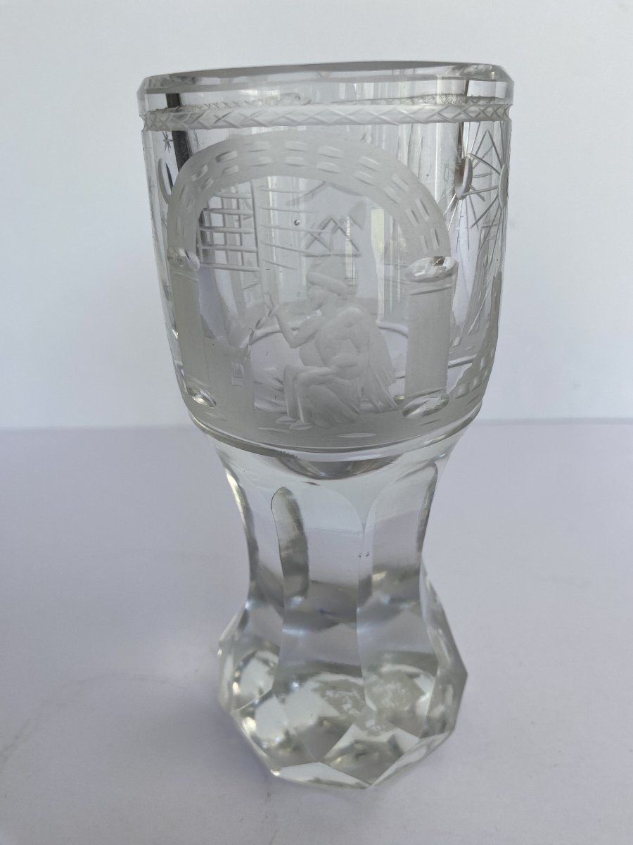 Masonic Glass Made Of Cut Crystal-photo-4