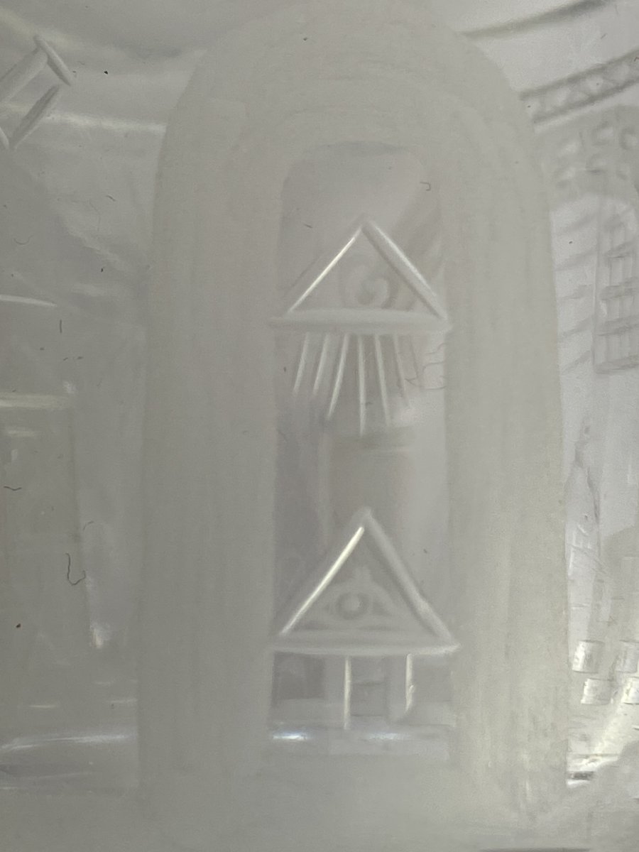 Masonic Glass Made Of Cut Crystal-photo-3