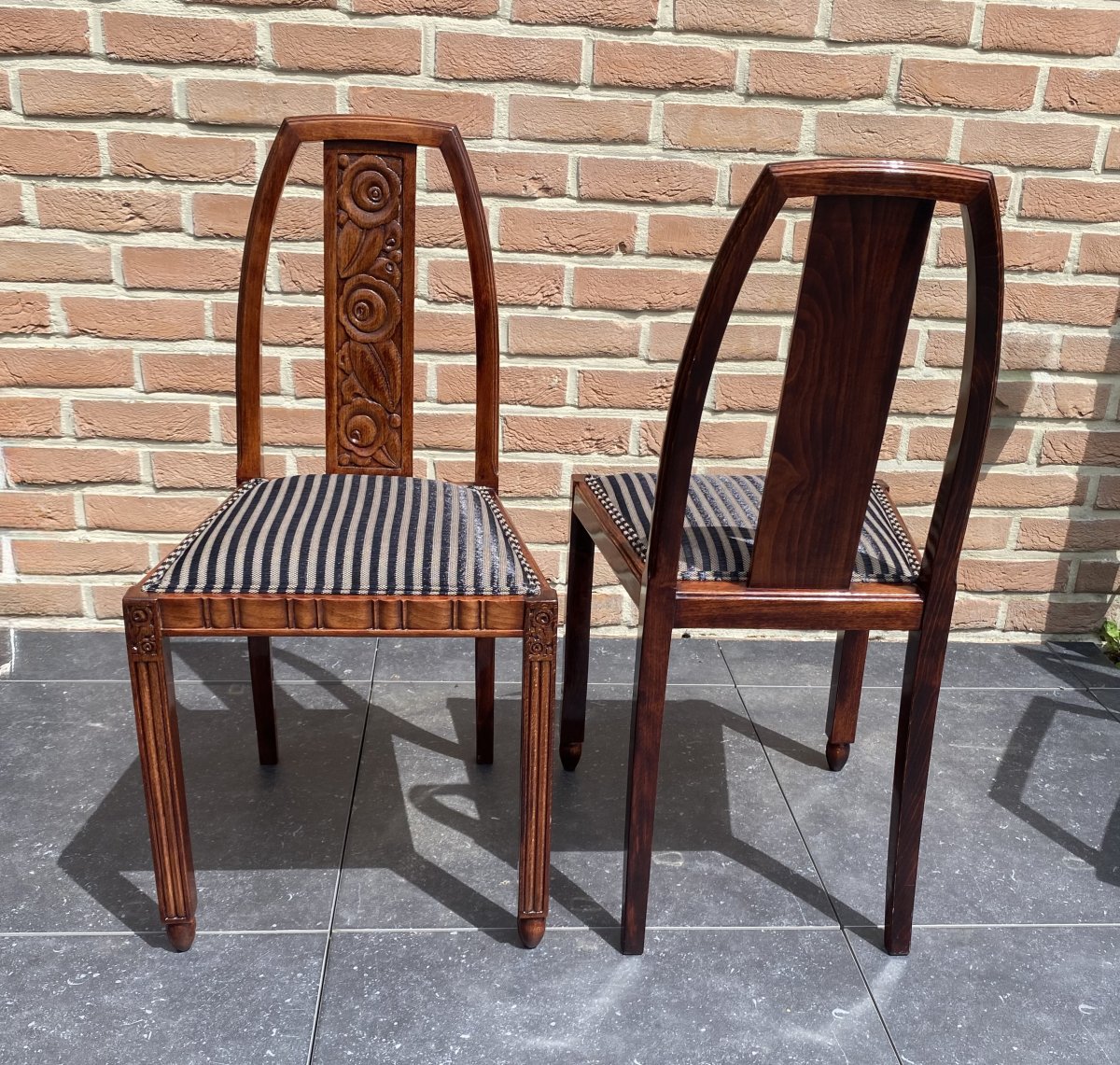 Pair Of Art Deco Chairs-photo-2