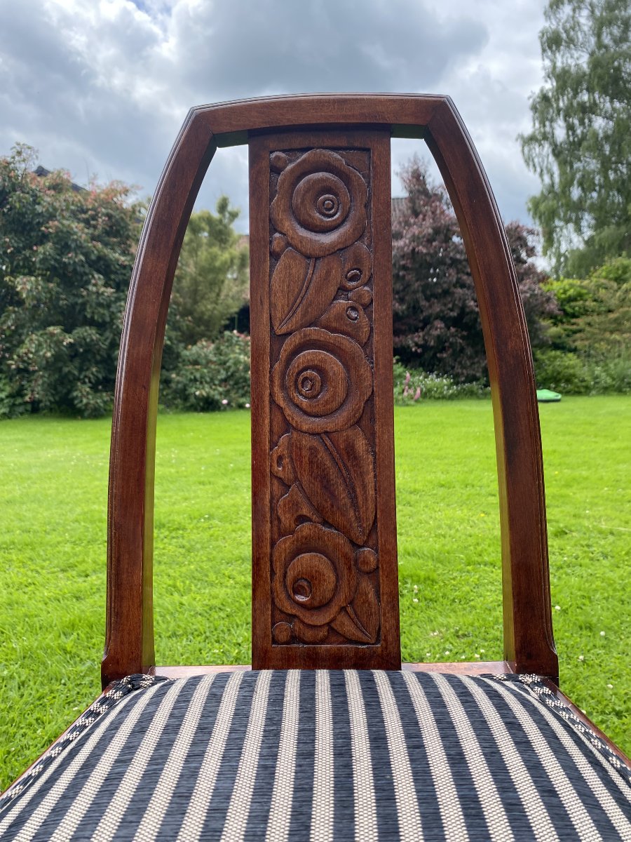 Pair Of Art Deco Chairs-photo-3