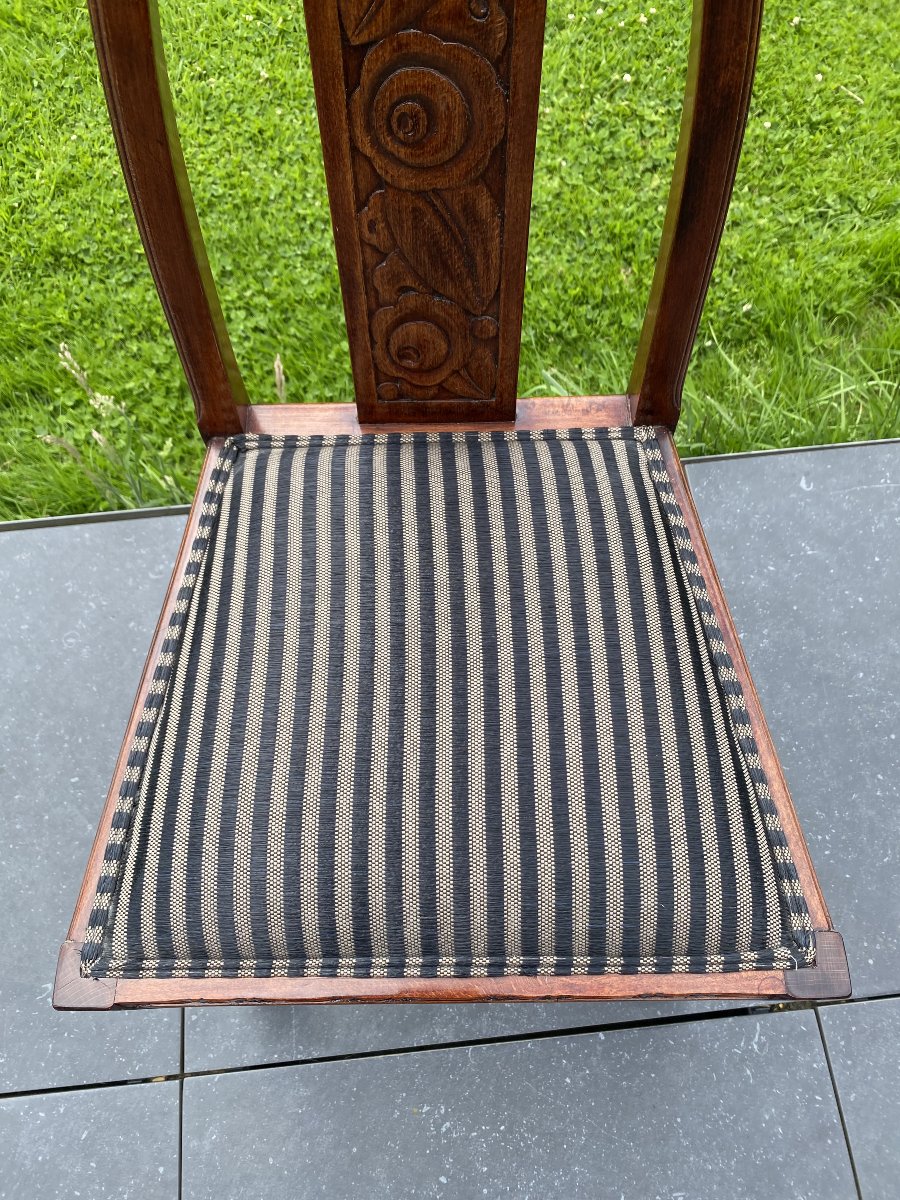 Pair Of Art Deco Chairs-photo-4