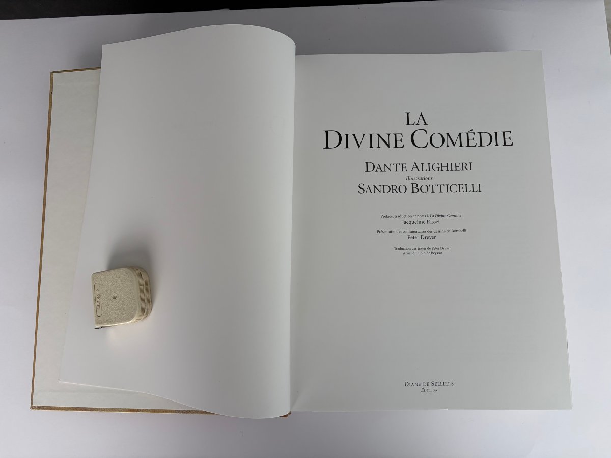Livre "La Divine Comédie", Dante Alighieri, édition d'art de Diane de Selliers, France, 1996-photo-3