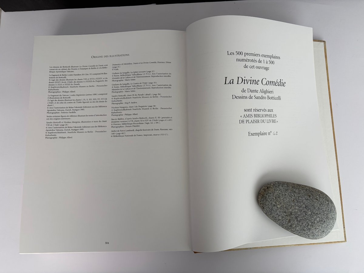 Livre "La Divine Comédie", Dante Alighieri, édition d'art de Diane de Selliers, France, 1996-photo-4