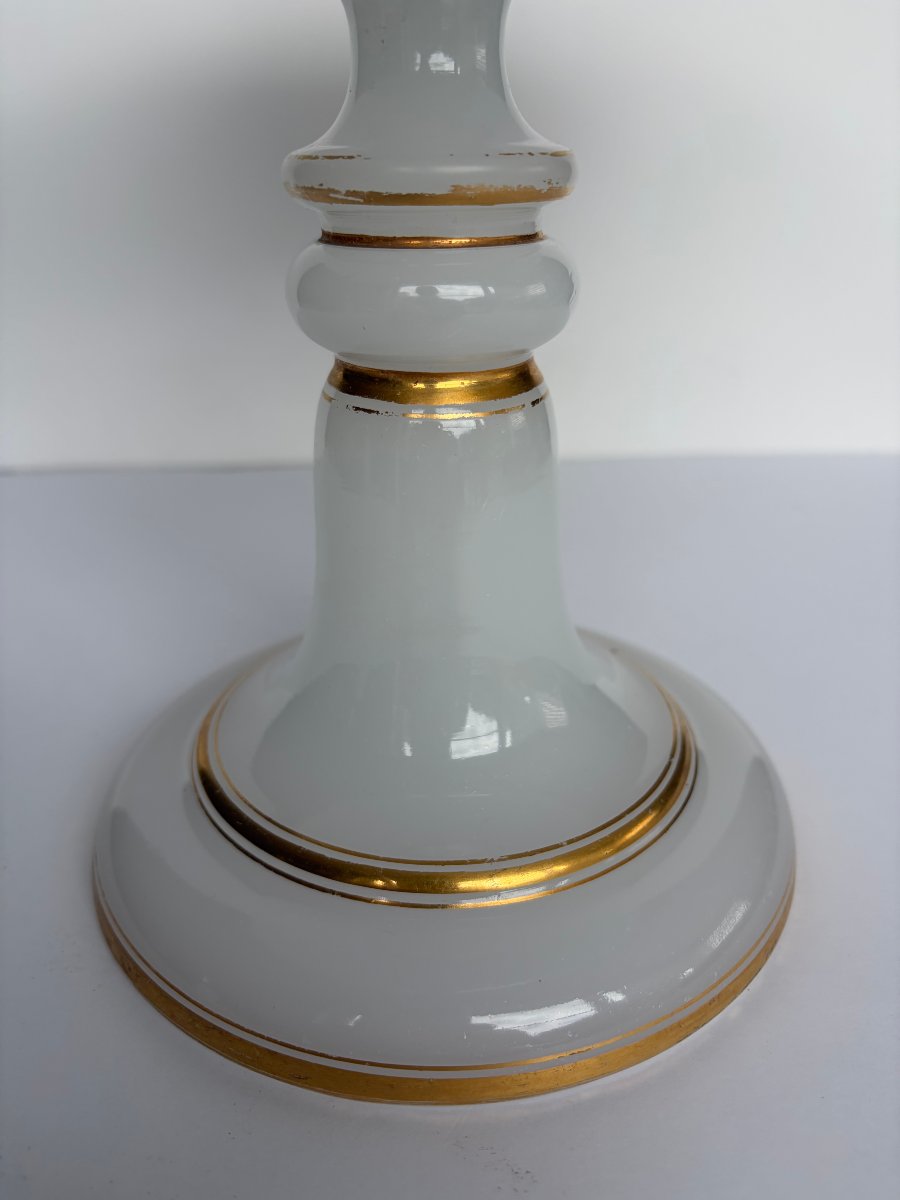 Opaline Stem Vase-photo-4