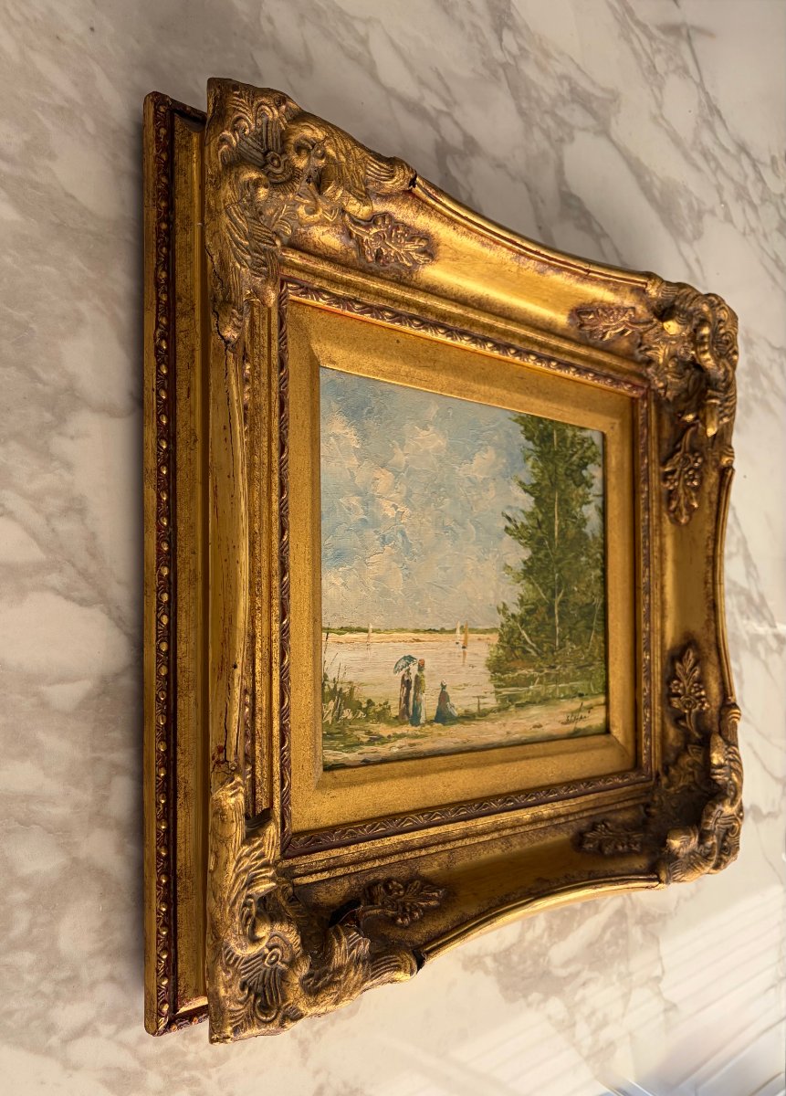 "the Coast Of Grace," Stefani (1938), Oil On Panel-photo-4