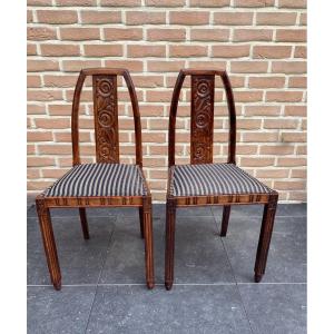 Paire de chaises Art Déco