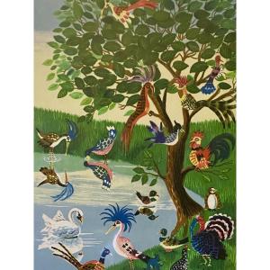 "lac Aux Oiseaux" By Mady De La Giraudière