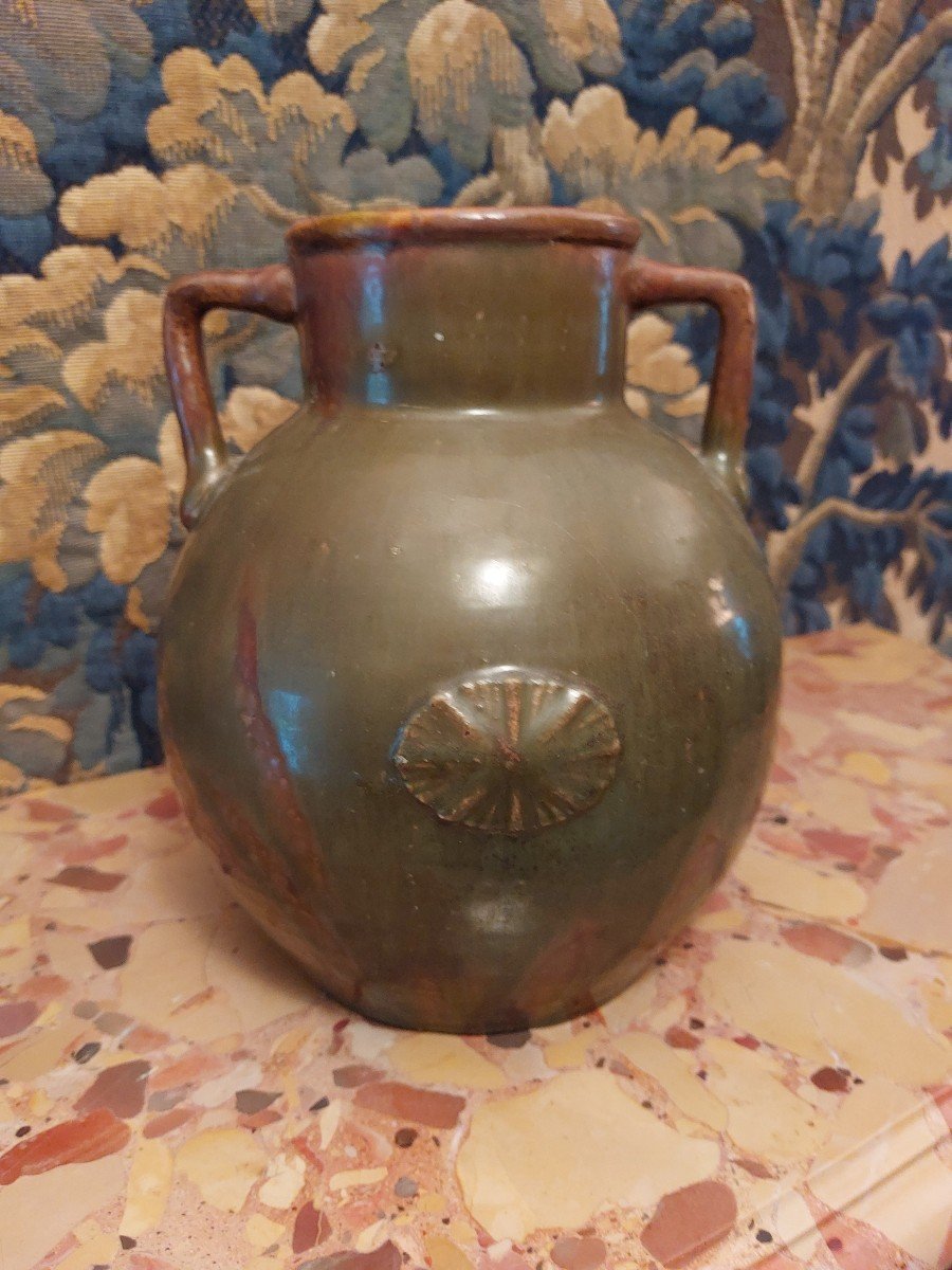 Primavera Vase In Sandstone From Saint Amand