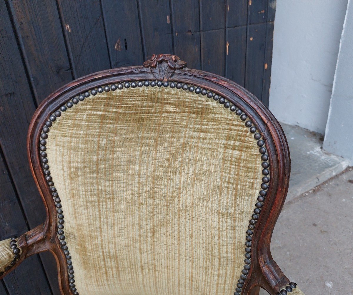 Paire de fauteuils Louis XV-photo-3
