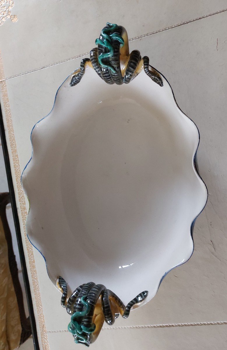 Jardiniere en majolique-photo-4
