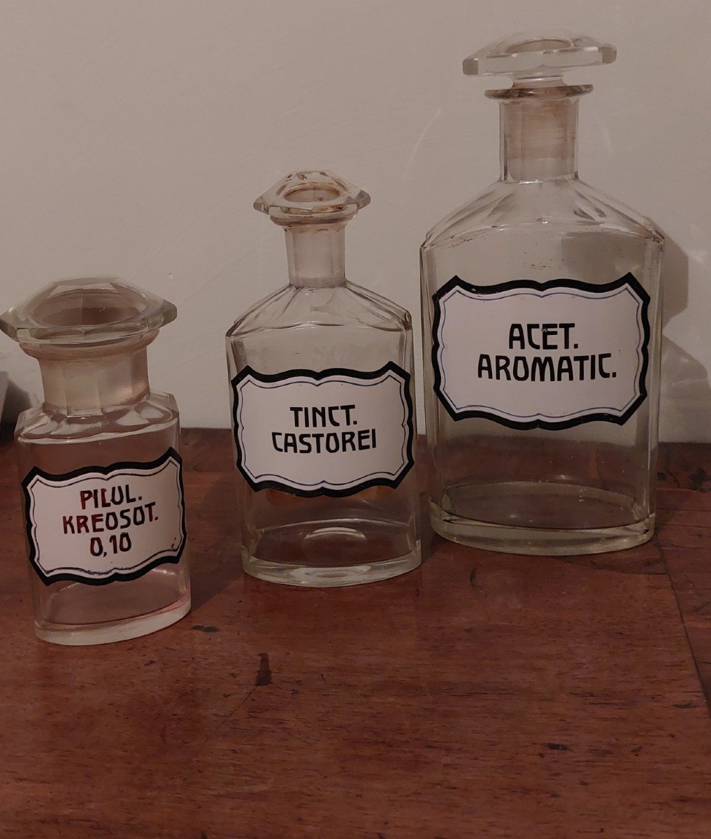 Crystal Pharmacy Bottles