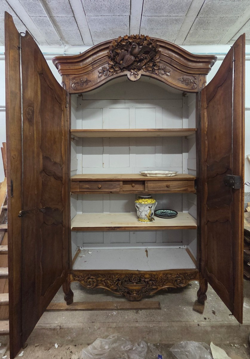 Grande armoire de mariage  provencale -photo-3