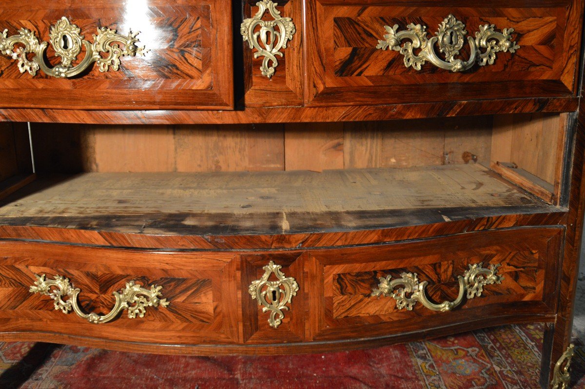 Regence Chest Of Drawers In Rosewood Veneer-photo-2