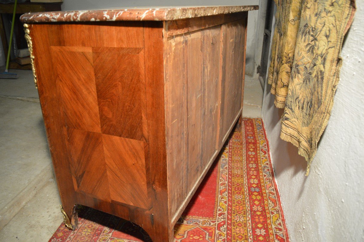 Regence Chest Of Drawers In Rosewood Veneer-photo-4