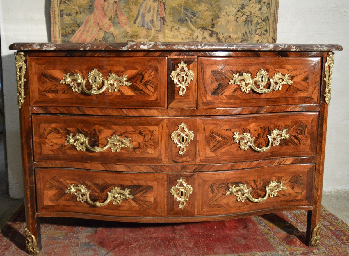 Regence Chest Of Drawers In Rosewood Veneer