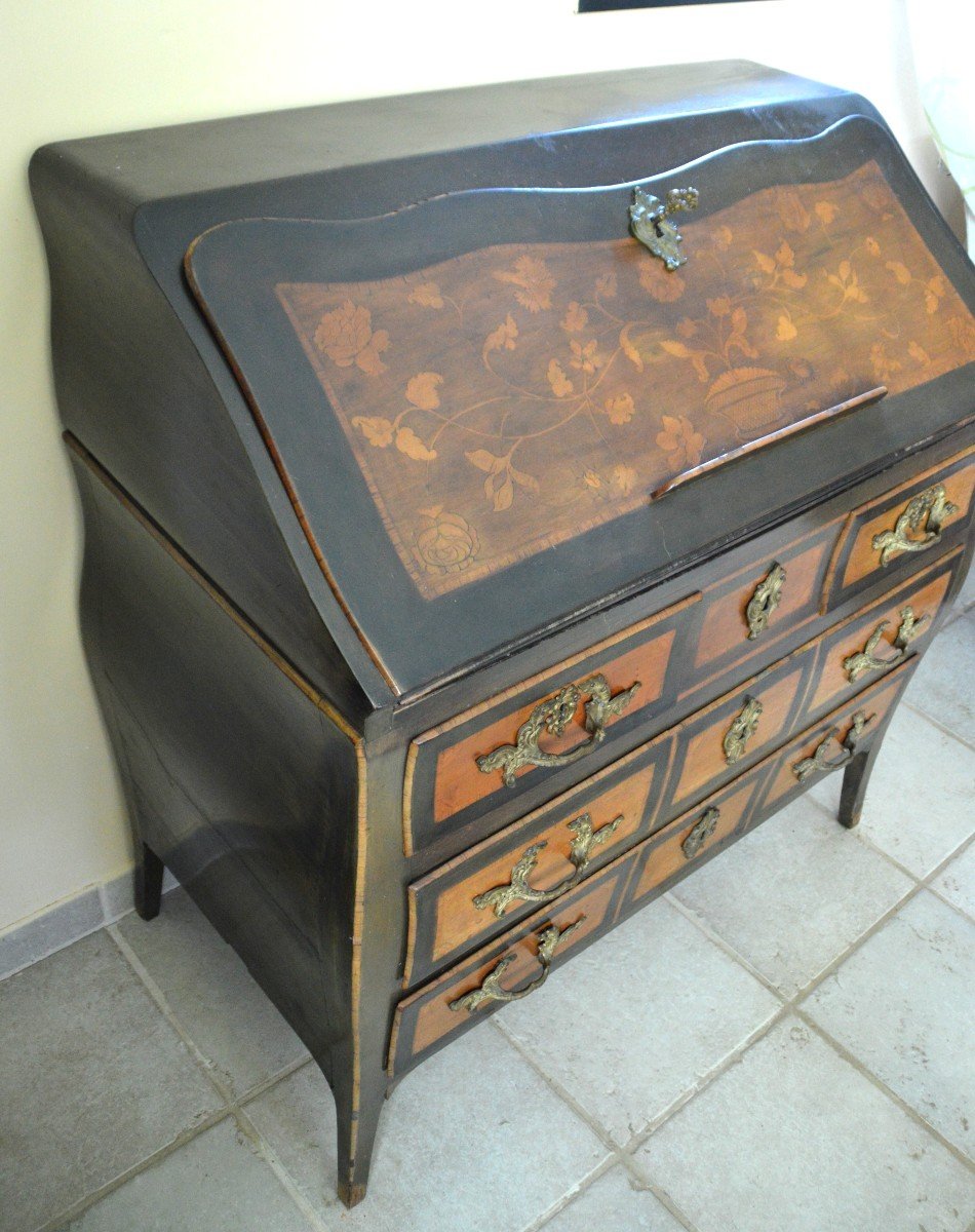 Louis XV Period Secretaire Commode-photo-2