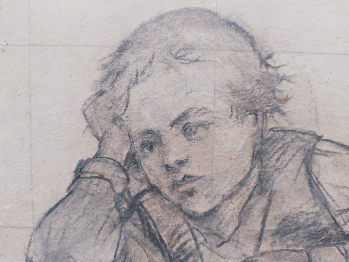 Edmond Tapissier Pencil Study-photo-2