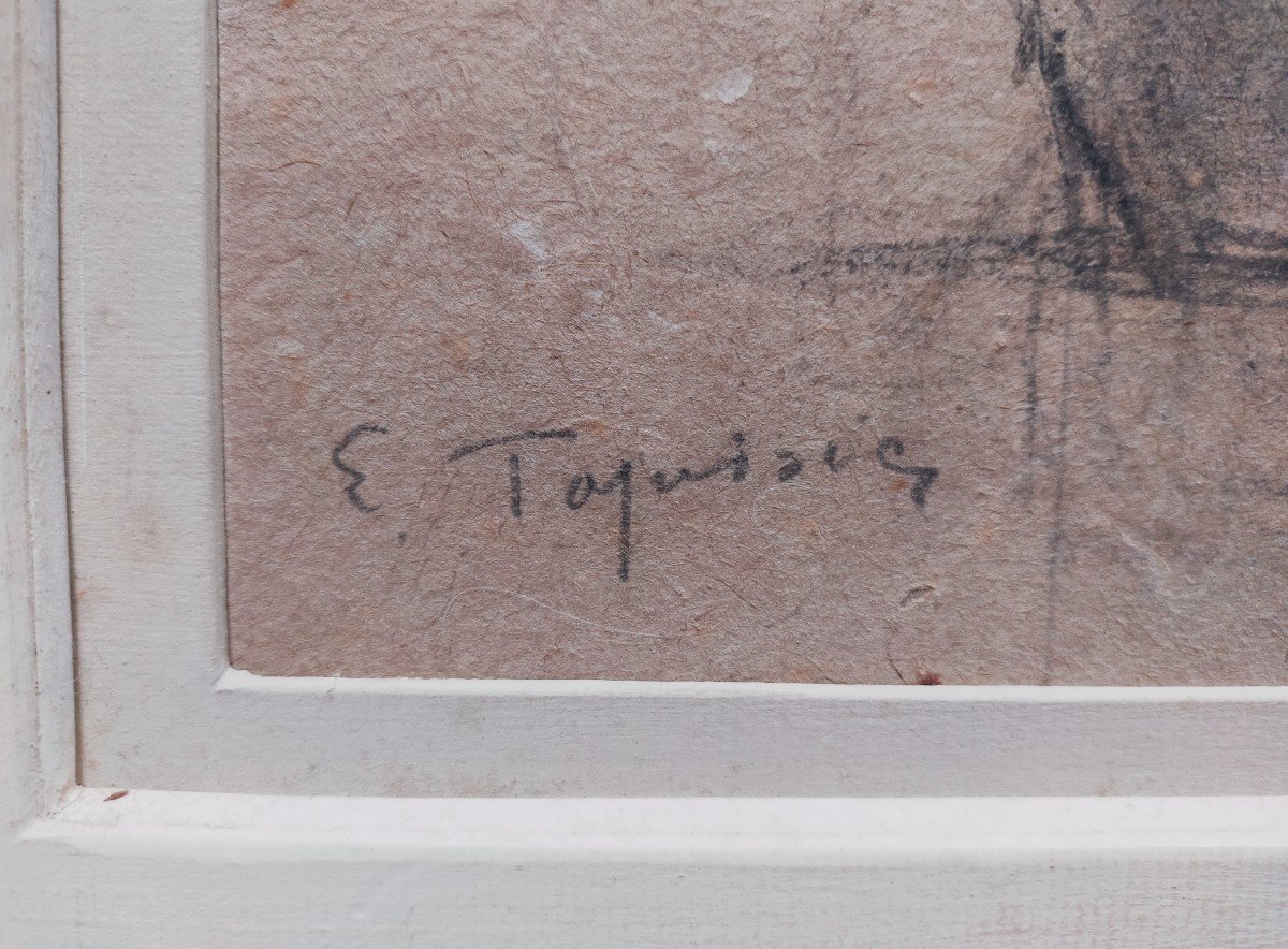 Edmond Tapissier Pencil Study-photo-3