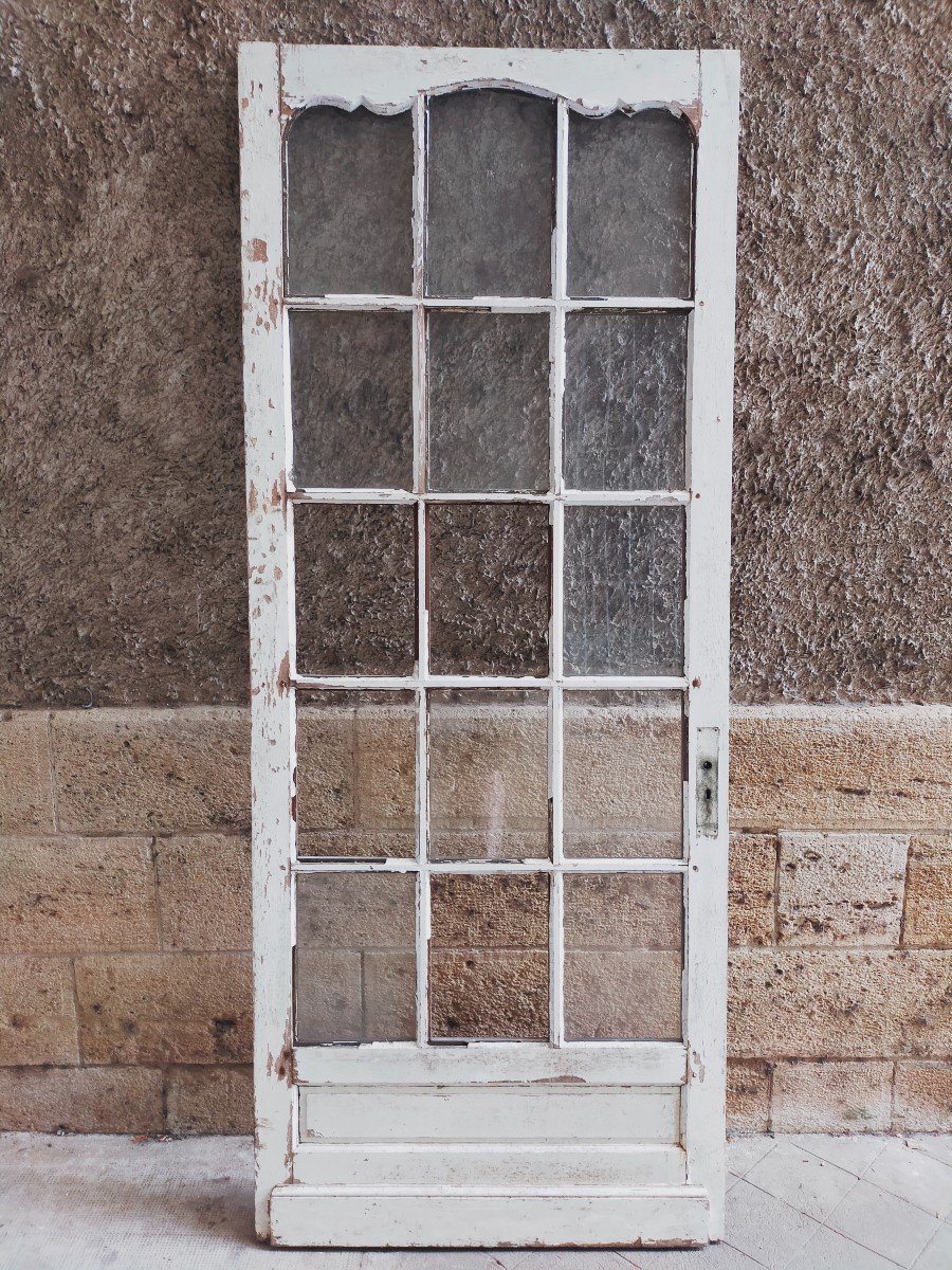 Large Louis XV Style Glass Door-photo-4