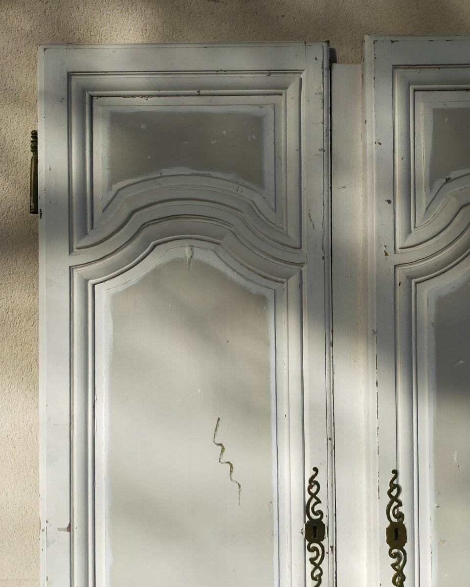 Paire De Portes De Style Régence époque 18ème-photo-2