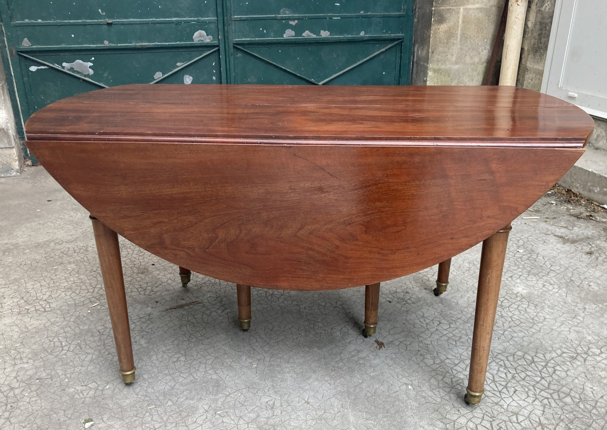 Mahogany Extendable Table-photo-1