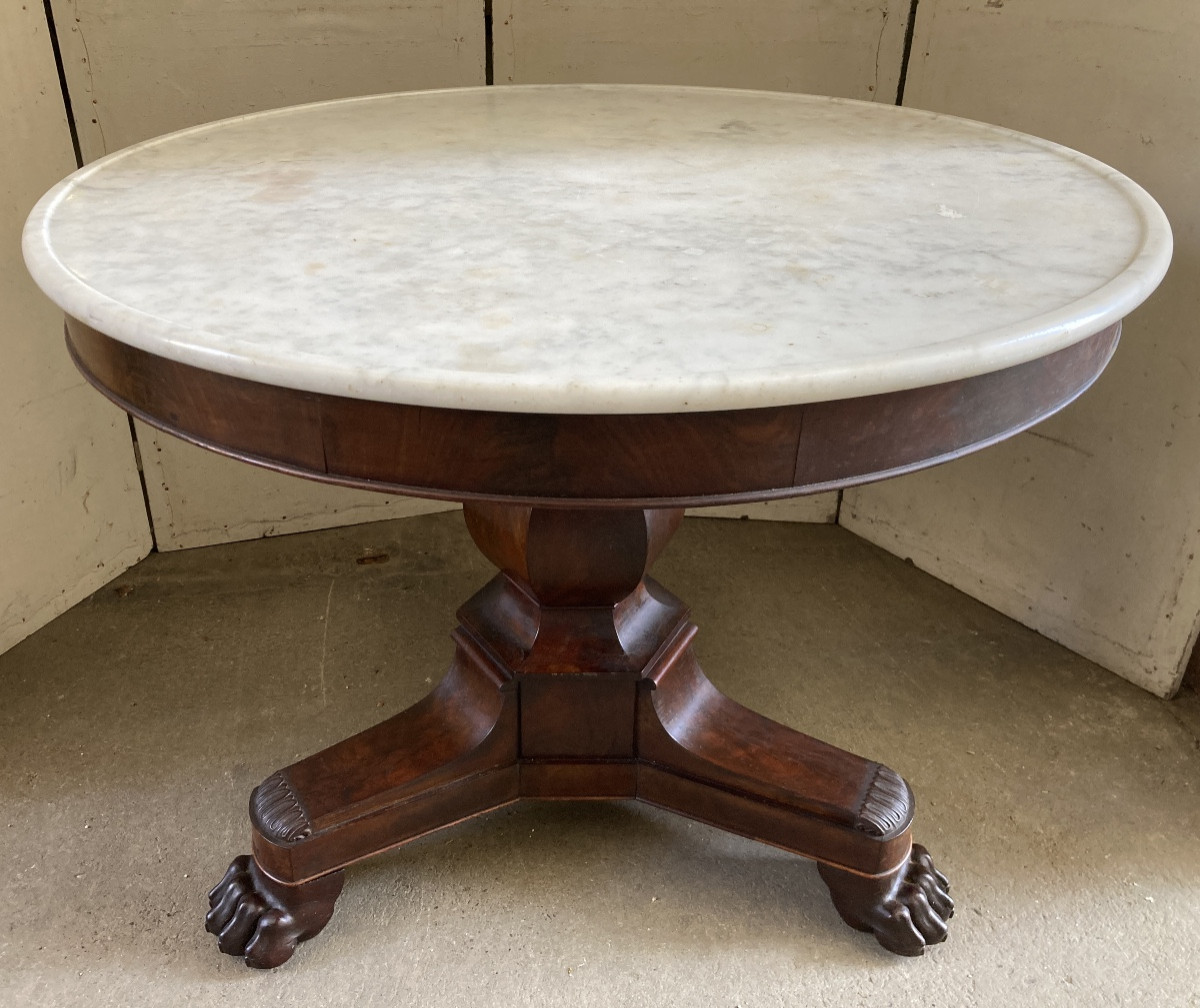 Empire Period Pedestal Table-photo-2
