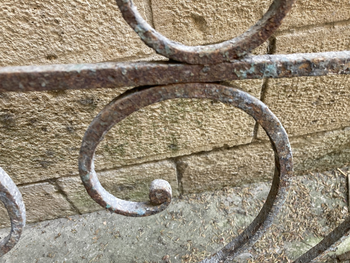 Set Of Wrought Iron Staircase Grilles, Early 18th Century -photo-1