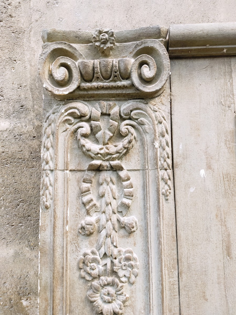 Boiserie de trumeau du 18ème siècle-photo-2