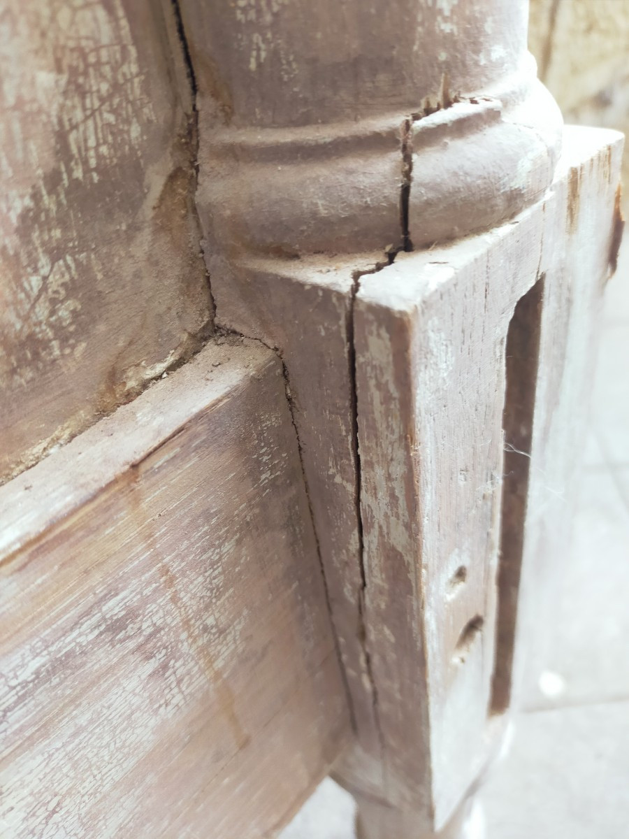 Lit en bois d'époque 18eme-photo-5