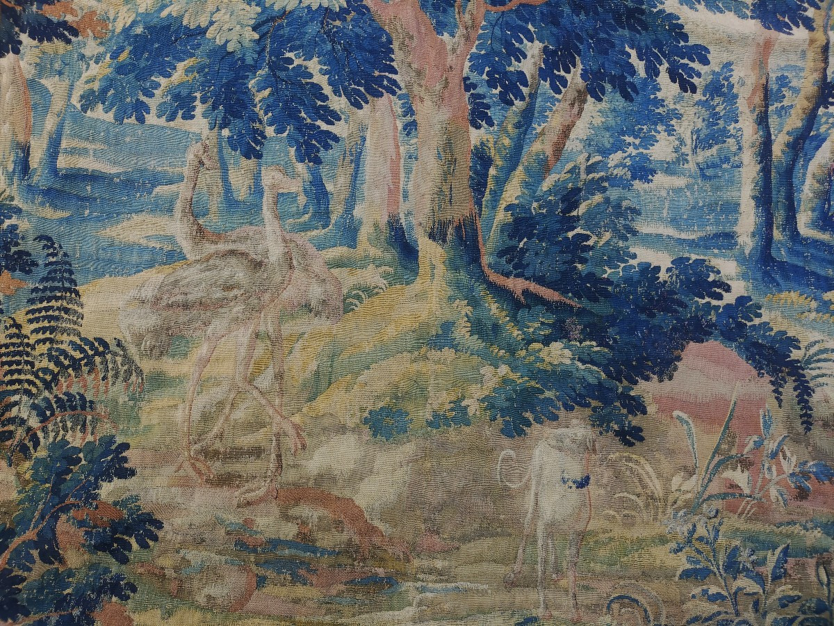 Large Oudenaarde Tapestry 17th Century-photo-4