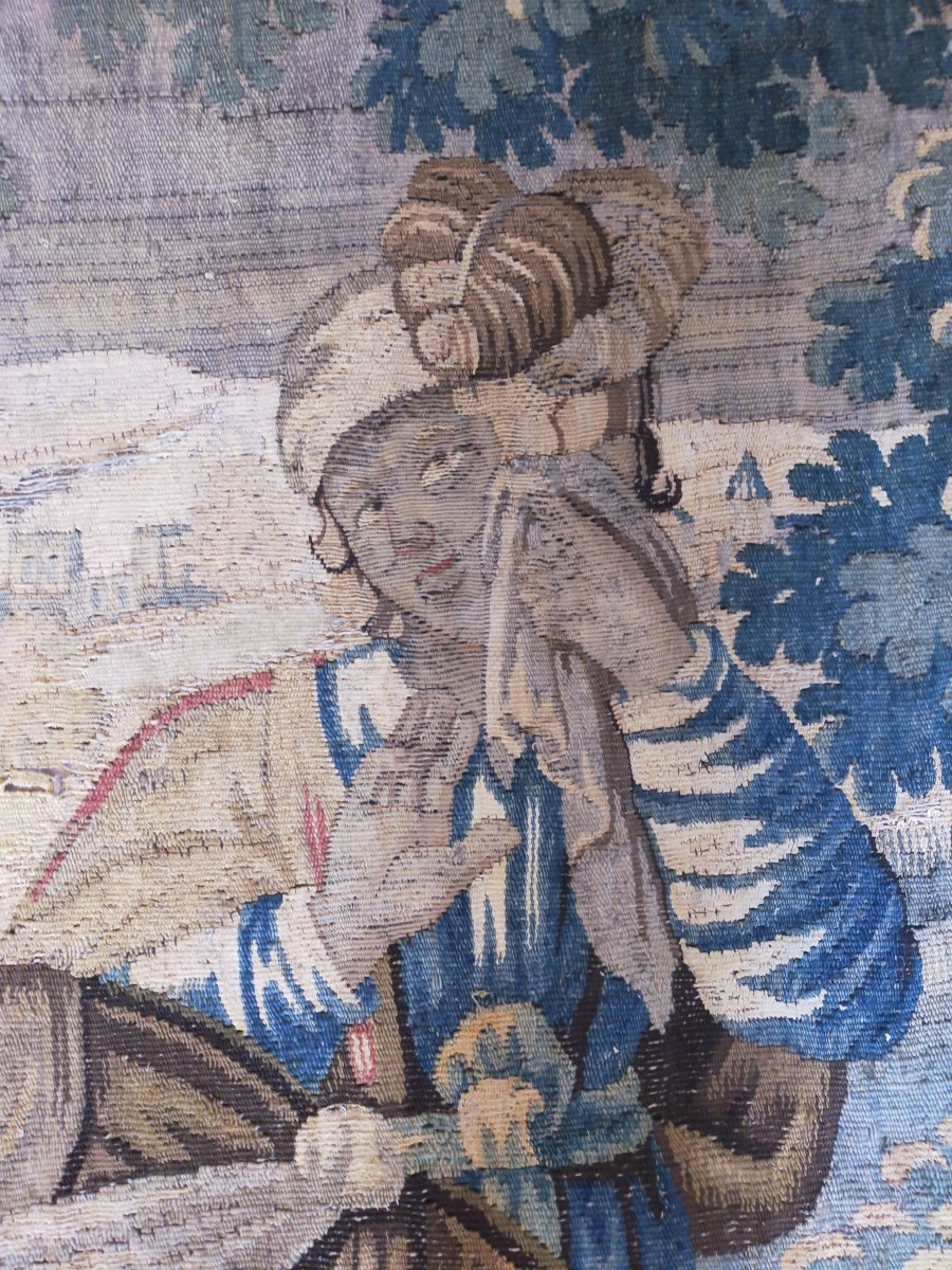 Tapisserie Aubusson 17ème siècle-photo-2