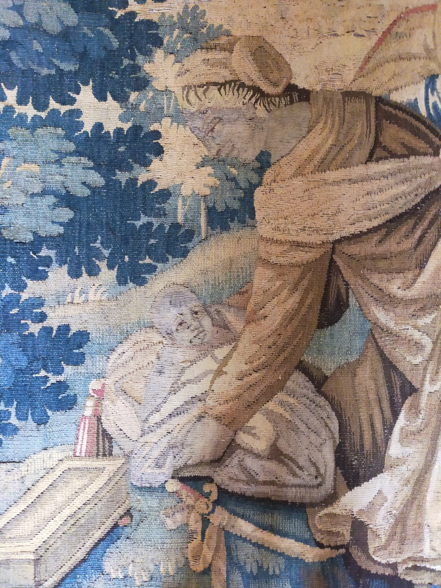 Tapisserie Aubusson 17ème siècle-photo-4