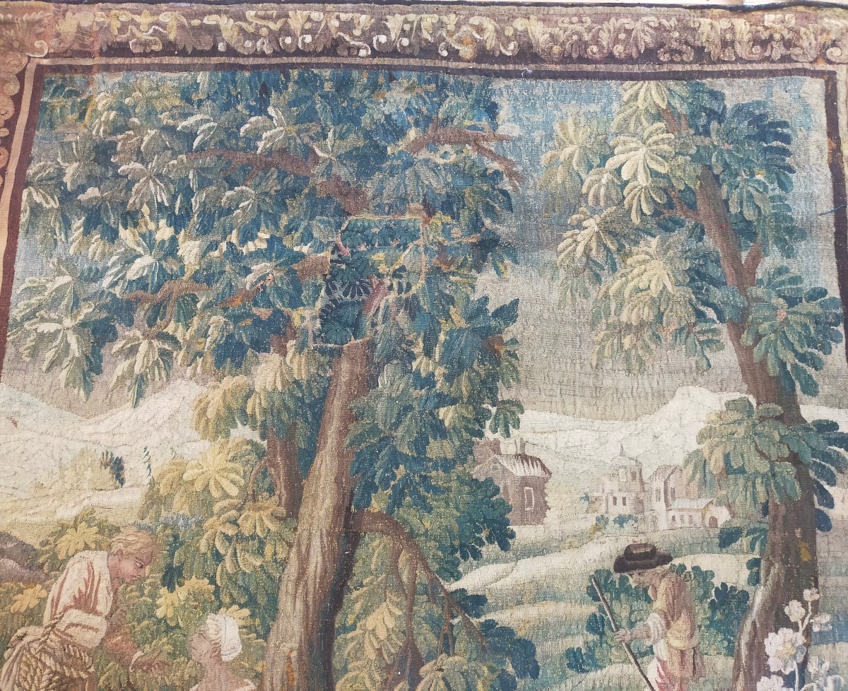 Aubusson Tapestry Early 18th Century-photo-3