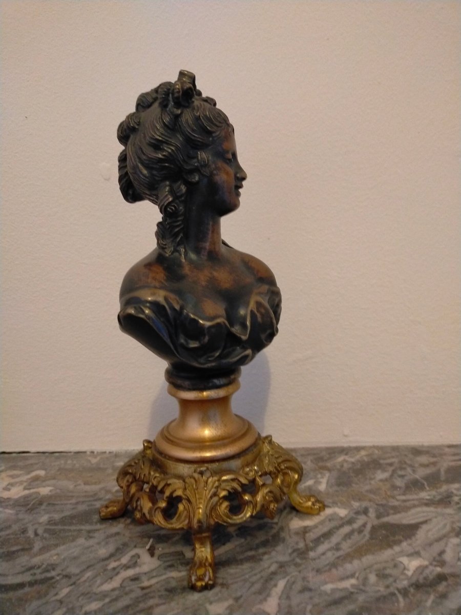 Paire de bronzes de Joséphine et Napoléon -photo-4