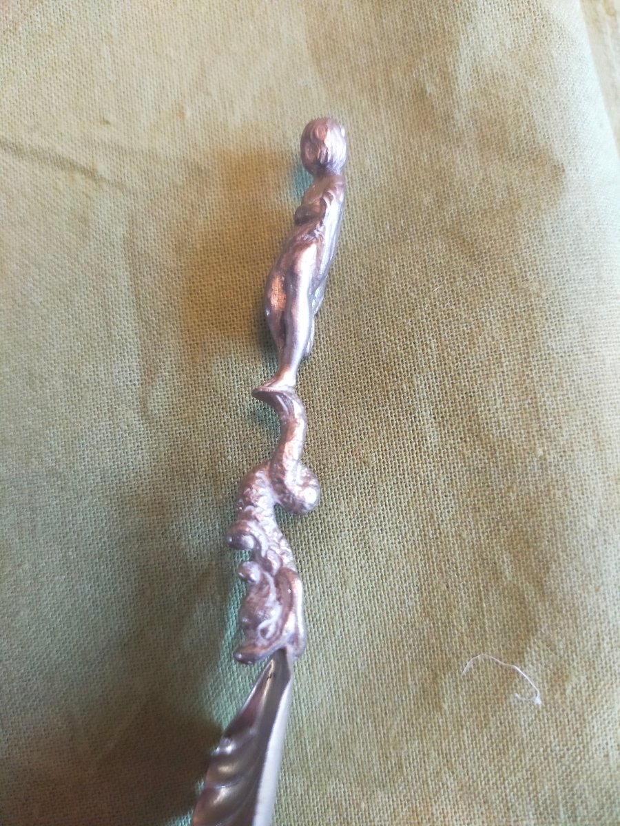 3 Silver Salt Spoons-photo-4