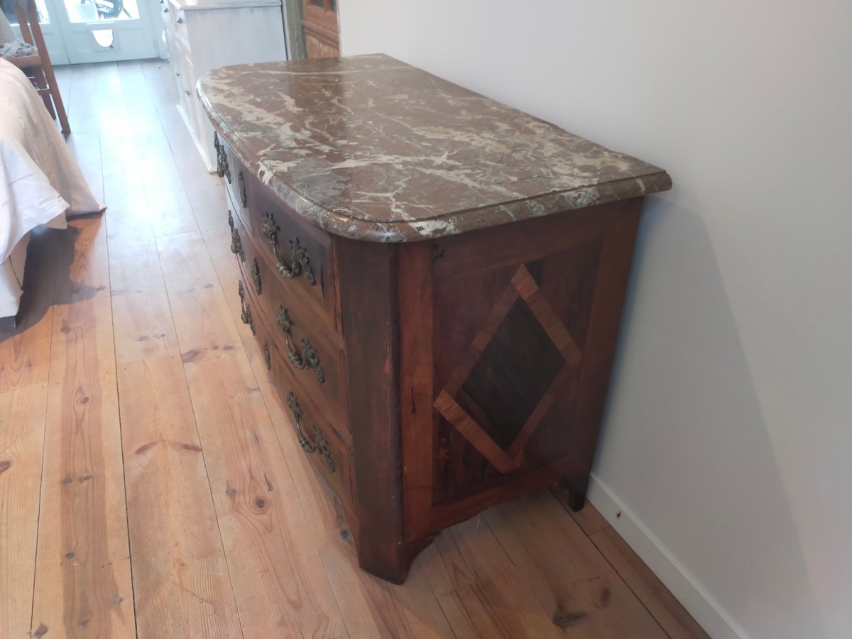18th-century Louis XIV-style Chest Of Drawers-photo-2