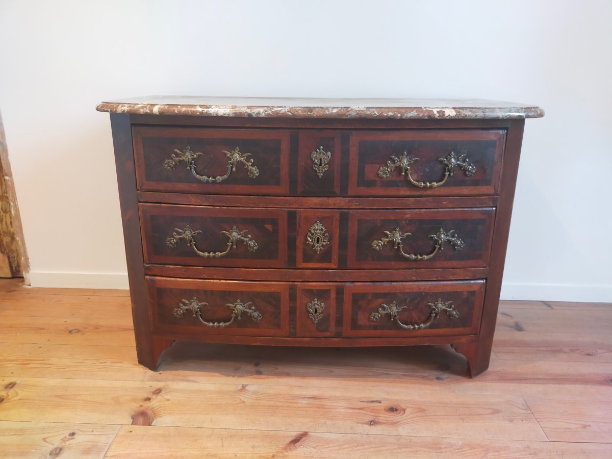 18th-century Louis XIV-style Chest Of Drawers-photo-6