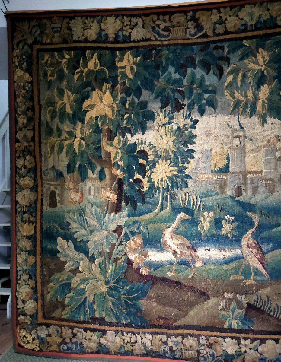 Tapisserie Aubusson 18ème siècle -photo-2