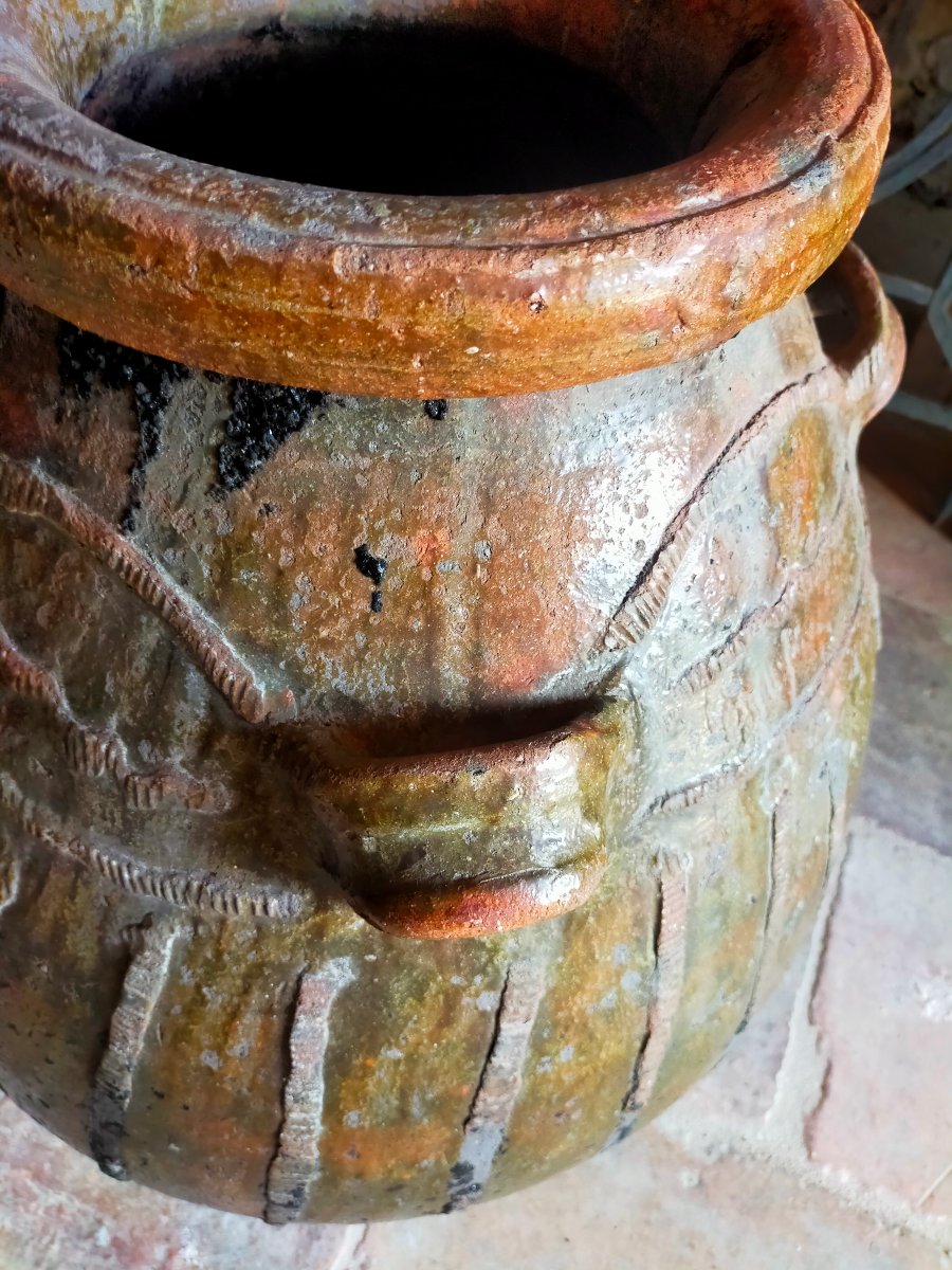 Glazed Terracotta Jar -photo-2