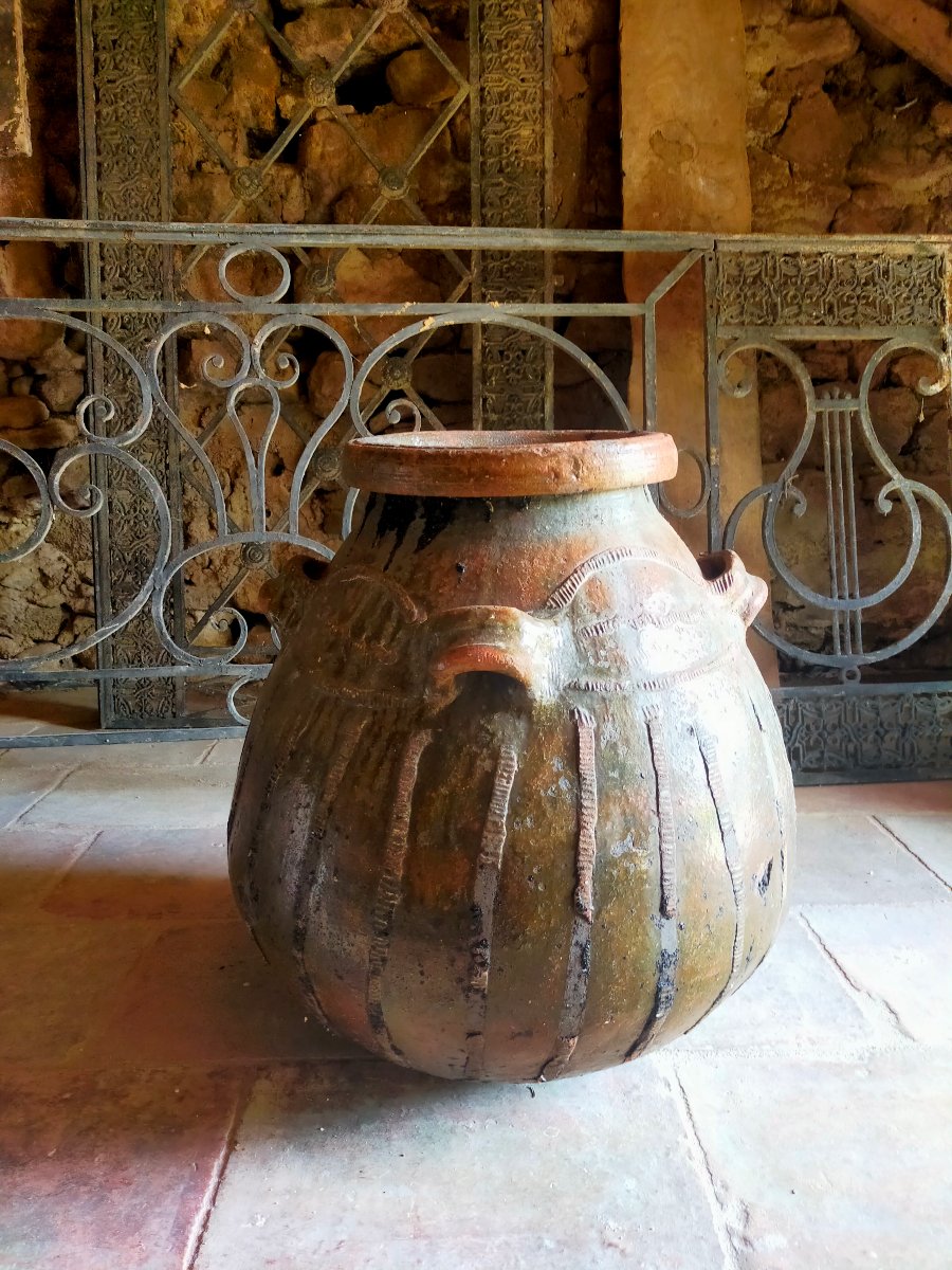 Glazed Terracotta Jar -photo-4