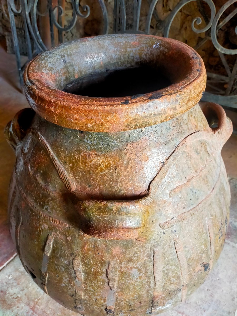 Glazed Terracotta Jar -photo-3