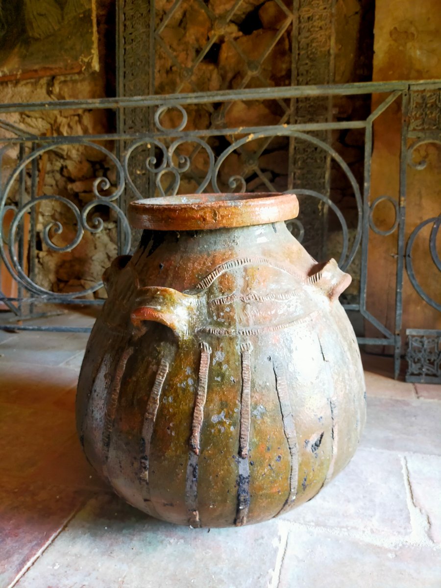 Glazed Terracotta Jar 
