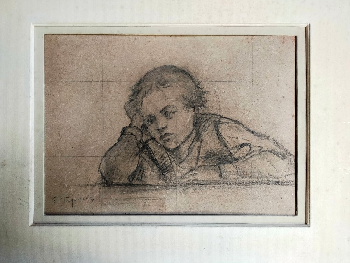 Dessin esquisse Edmond Tapissier -photo-2