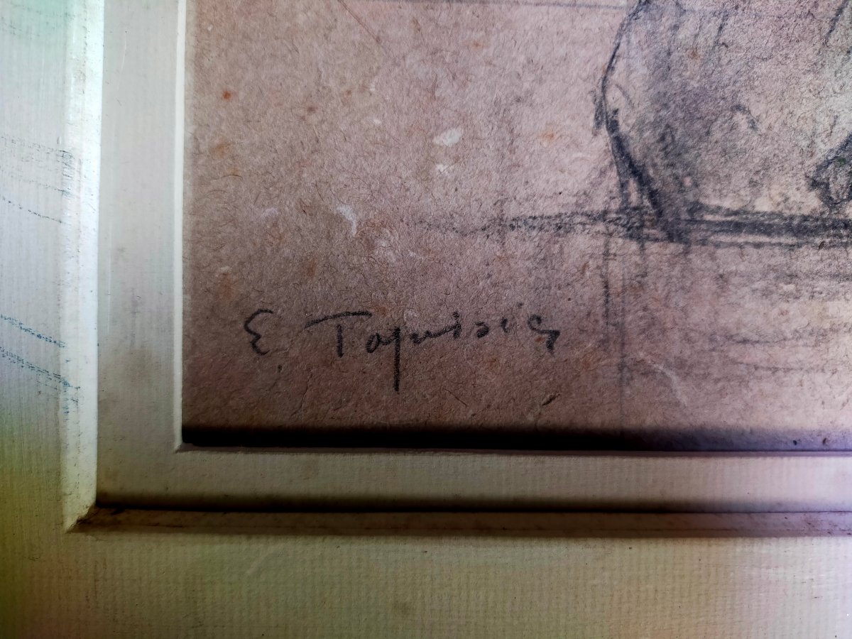 Dessin esquisse Edmond Tapissier -photo-3