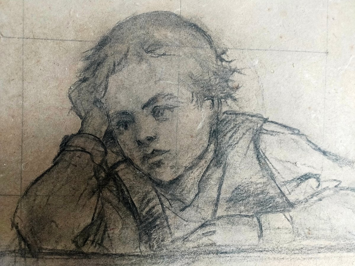 Dessin esquisse Edmond Tapissier 