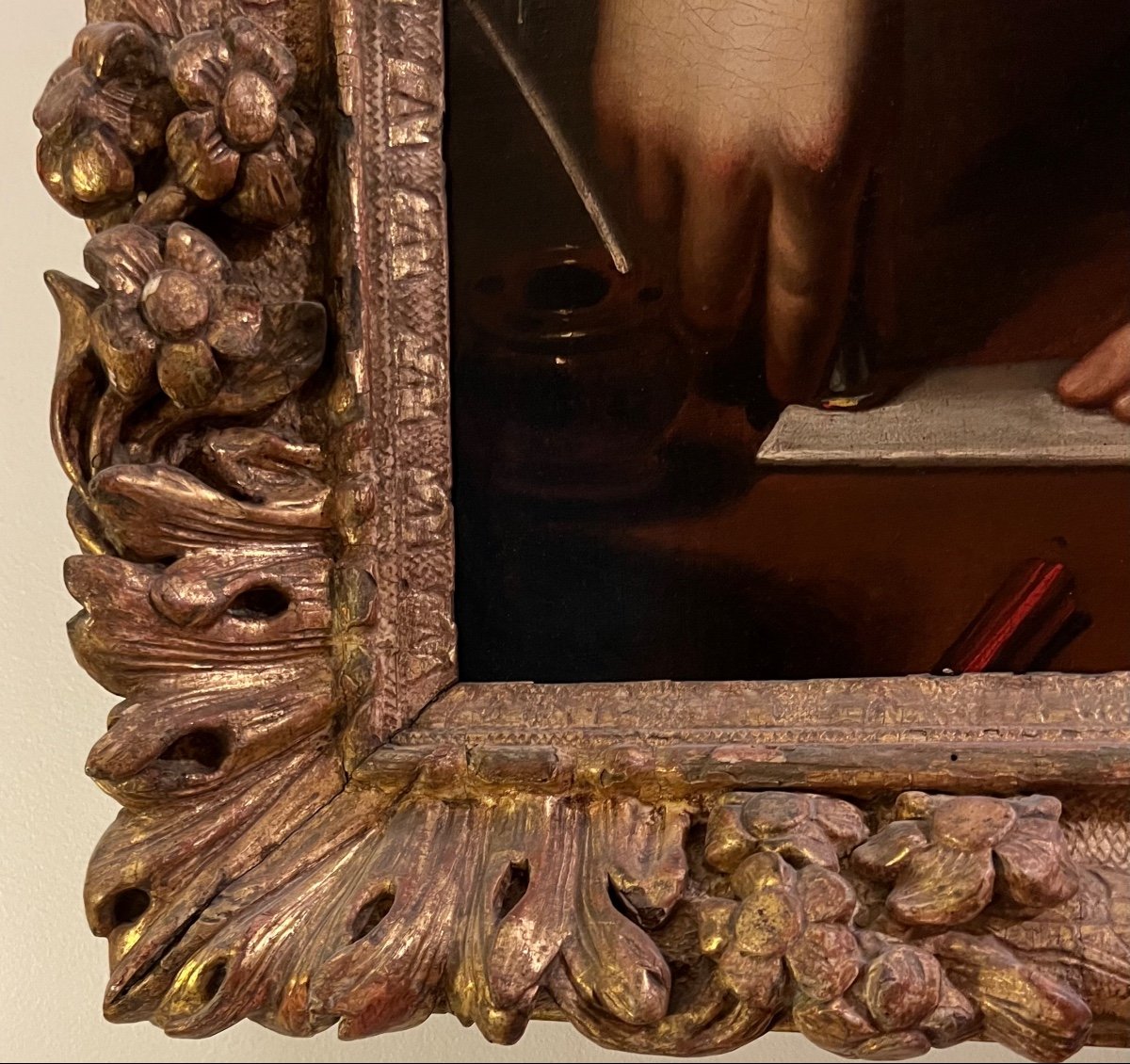 Young Woman With Her Letter Closing It With Wax, Circa 1707 Jb Santerre (workshop)-photo-3